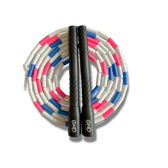 Custom Beaded Skipping Rope - Long Handle