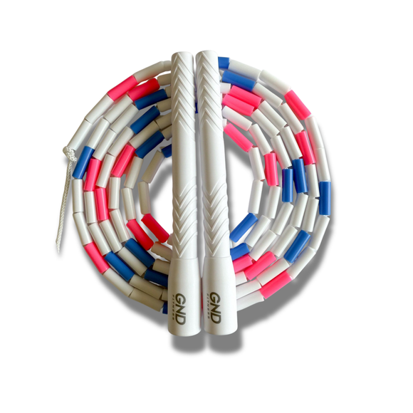 Custom Beaded Skipping Rope - Long Handle