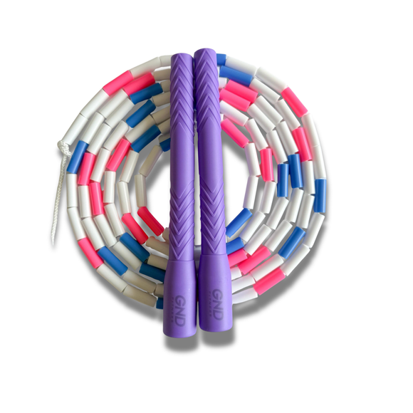 Custom Beaded Skipping Rope - Long Handle