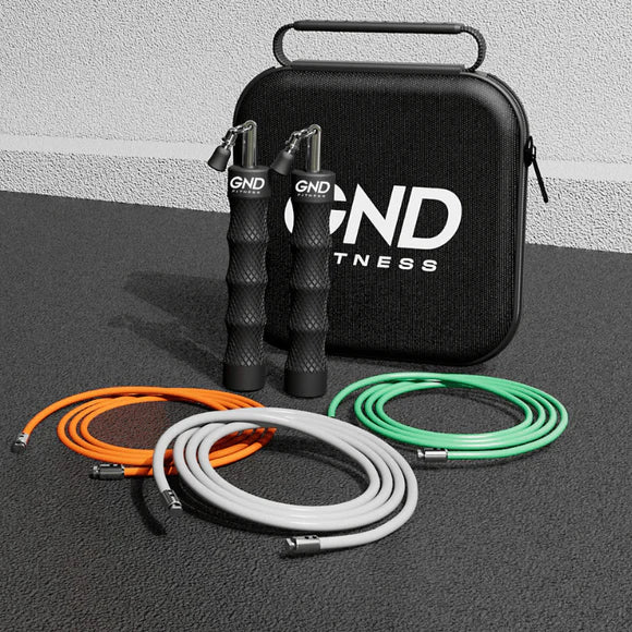 GND Bone Grip Weighted Skipping Rope // 2 Pack