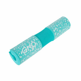 GND Barbell Pad // Aqua Leopard Print - Barbell Pad- GND Fitness
