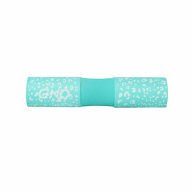 GND Barbell Pad // Aqua Leopard Print - Barbell Pad- GND Fitness