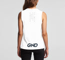GND Fierce Tank // White - Apparel- GND Fitness