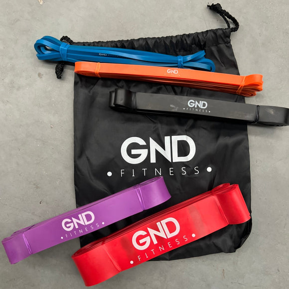 GND Fitness Resistance Band Pack // 5 Band Pack - Resistance Band- GND Fitness