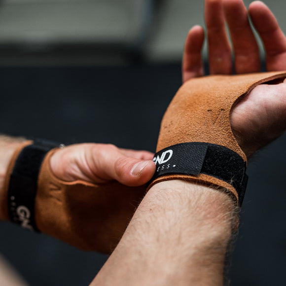 GND Grips // Brown Leather - Grips- GND Fitness