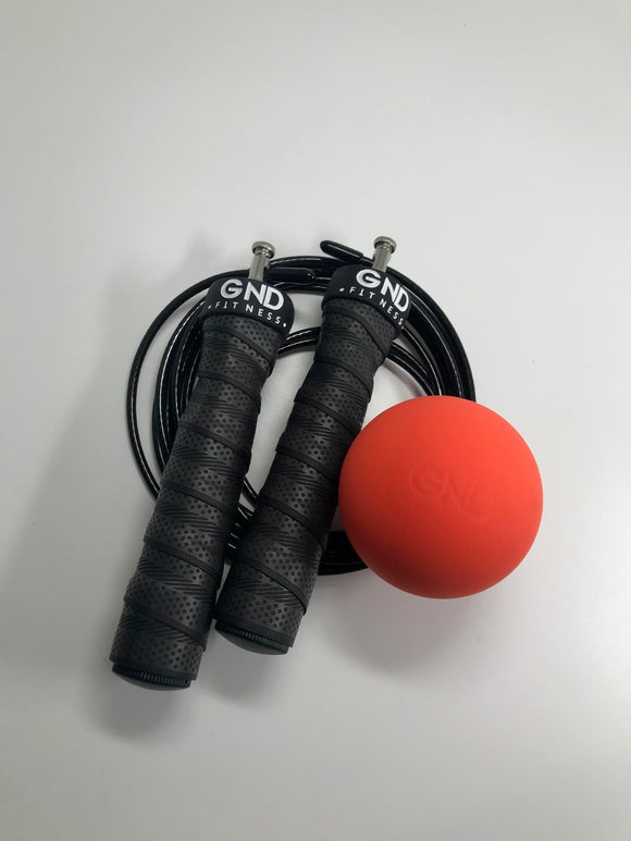 GND Lacrosse Ball & Skipping Rope // Pack - Skipping Rope- GND Fitness