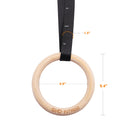 GND Replacement Wooden Gym Rings - Gym Rings- GND Fitness