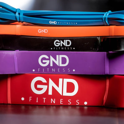 GND Resistance Band Pack // 5 Bands, Handles, Ankle Straps & Door Anchor - Resistance Band- GND Fitness