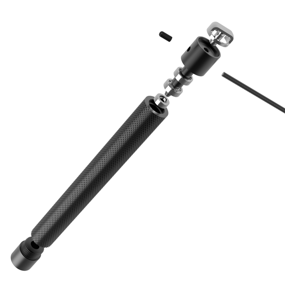 GND RF Alloy Speed Skipping Rope // Double Ball Bearing // Black - RF Skipping Rope- GND Fitness