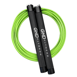 GND RF Alloy Speed Skipping Rope // Double Ball Bearing // Lime Green - RF Skipping Rope- GND Fitness