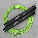 GND RF Alloy Speed Skipping Rope // Double Ball Bearing // Lime Green - RF Skipping Rope- GND Fitness