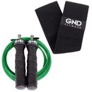 GND Skipping Rope & Fabric Booty Band // Pack - Skipping Rope & Hip Band- GND Fitness