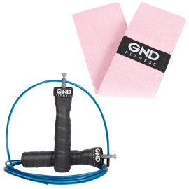 GND Skipping Rope & Fabric Booty Band // Pack - Skipping Rope & Hip Band- GND Fitness