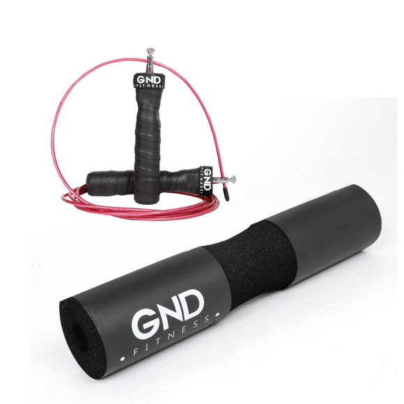 GND SR Skipping Rope & Barbell Pad // Pack - Skipping Rope- GND Fitness
