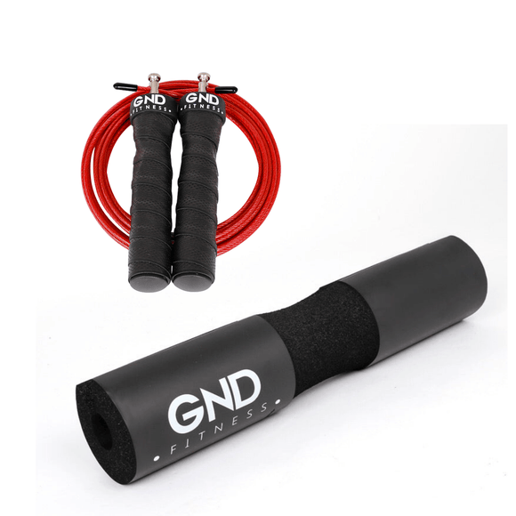 GND SR Skipping Rope & Barbell Pad // Pack - Skipping Rope- GND Fitness