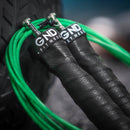 GND SR Speed Skipping Rope // Single Ball Bearing // Green Machine - SR Skipping Rope- GND Fitness