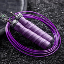 GND SR Speed Skipping Rope // Single Ball Bearing // Purple - SR Skipping Rope- GND Fitness
