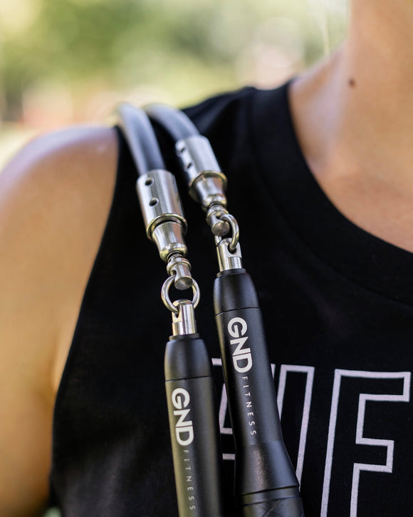 GND Weighted Skipping Rope // XXL 1KG - Weighted Skipping Rope- GND Fitness