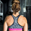 TBC Racerback Sports Bra – Black & Pink - Apparel- GND Fitness